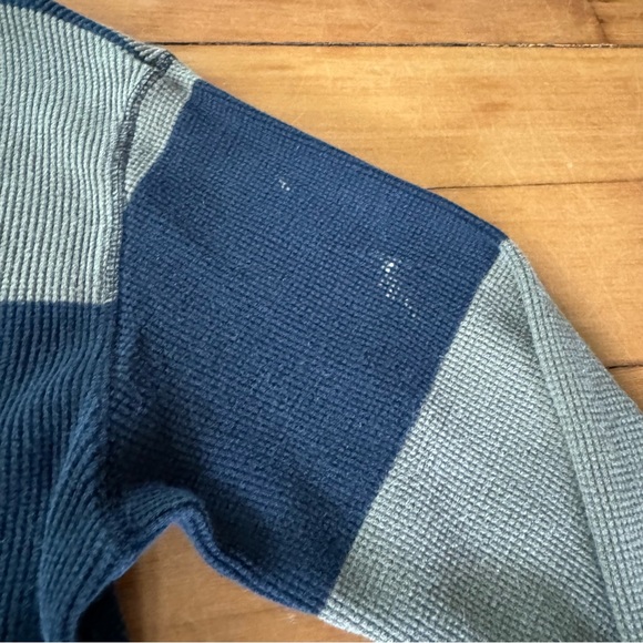 Matix Men’s Medium Waffle Knit Vintage Skateboarding Sweater Olive Green & Black - Picture 4 of 7